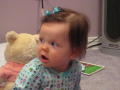 Anna watching Galaga 2